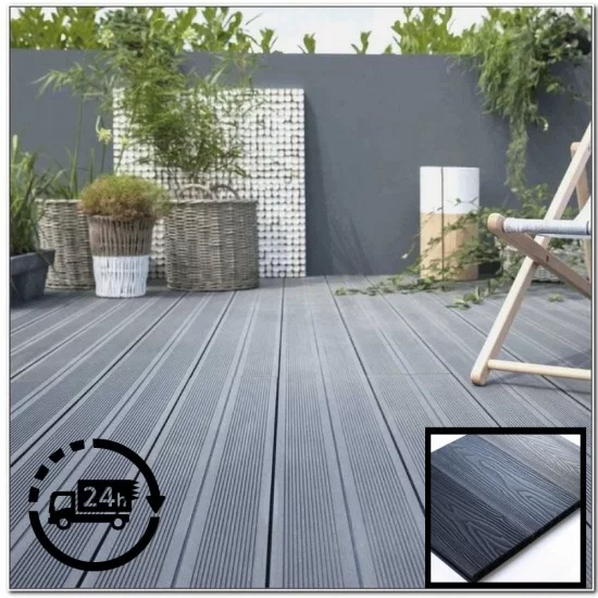 Composite Decking Plastic PVC Hollow Garden Outdoor Exterior Decking